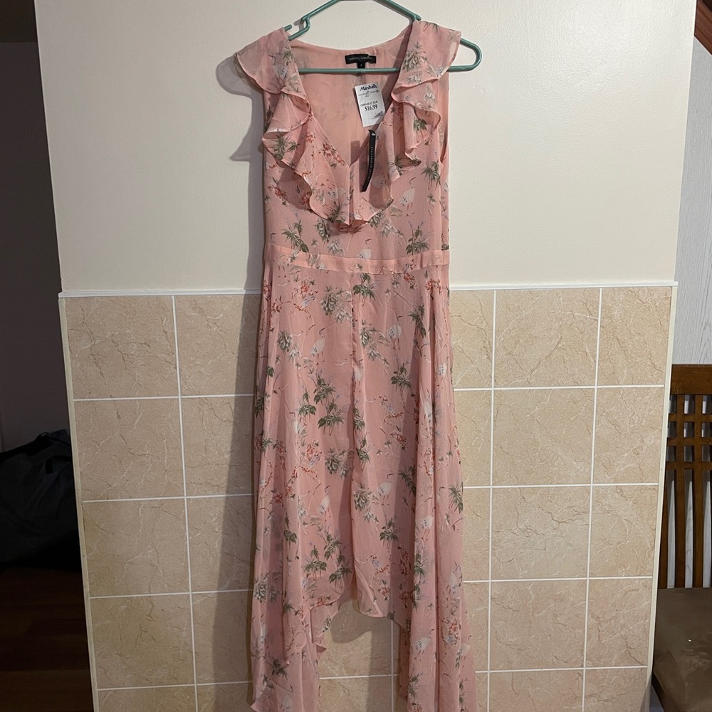 Banana Republic Pink Floral Dress